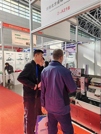 金鋒帶鋸床閃耀合肥、西安機(jī)床展會